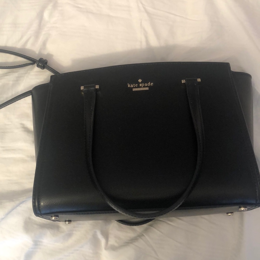 Black Kate Spade Purse, used once!